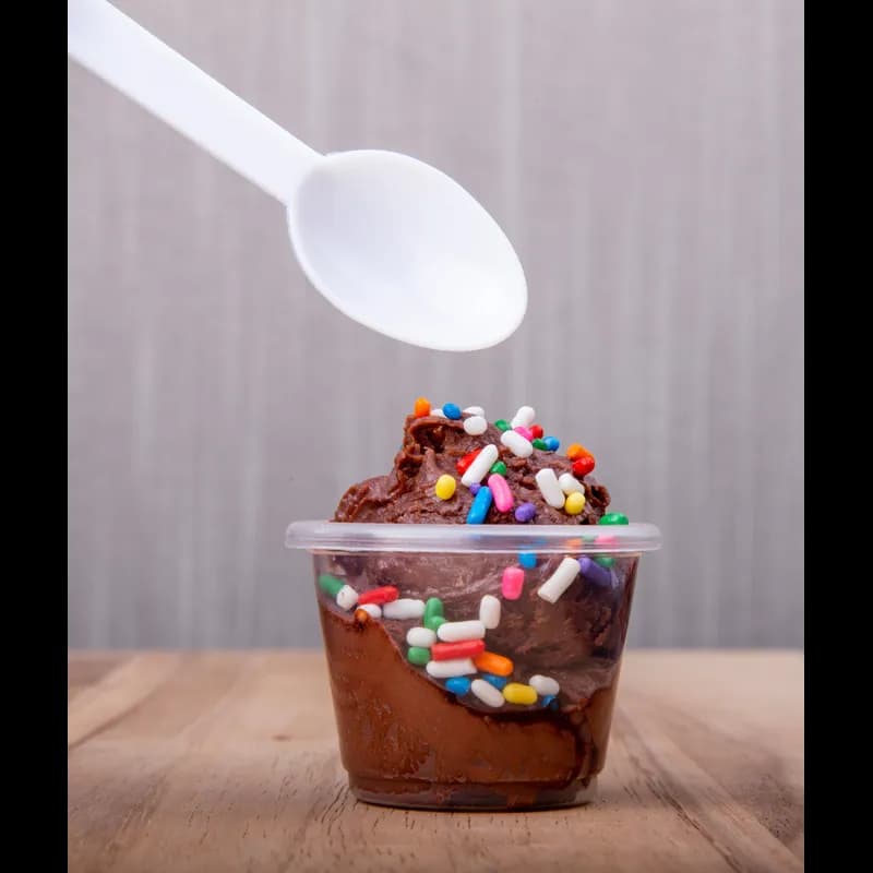 Tasting Spoon Plastic White Medium Weight 3000/Case