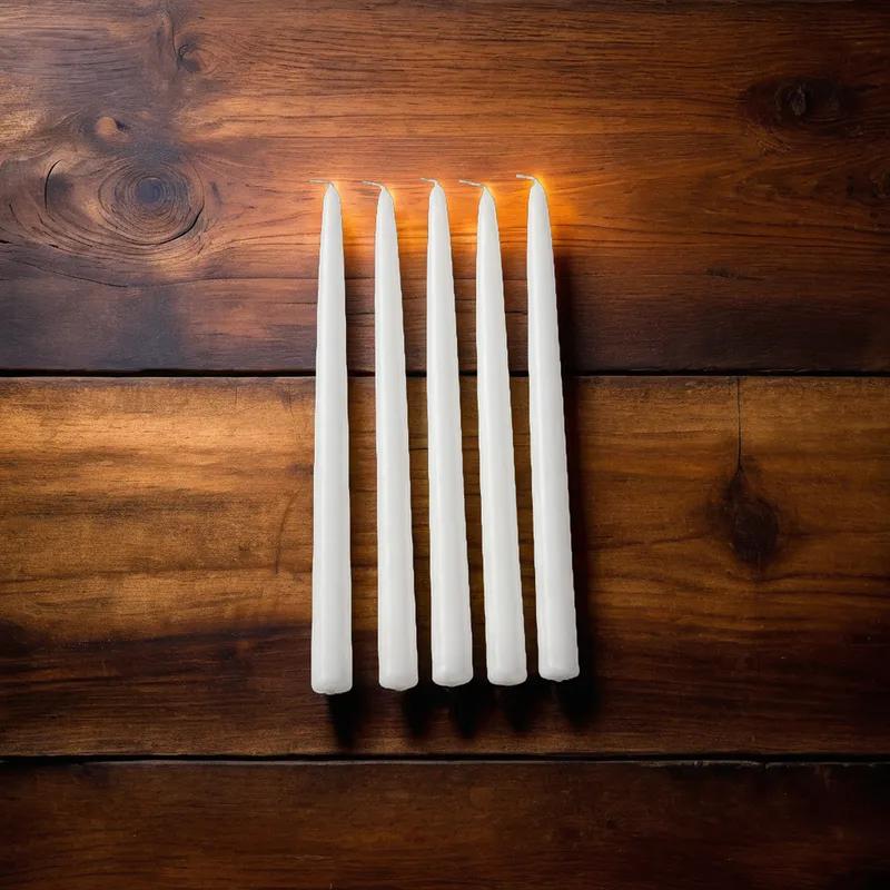 Tapered Candle 12 IN White 144/Case