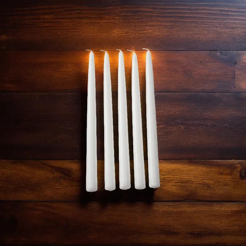 Tapered Candle 12 IN White 144/Case
