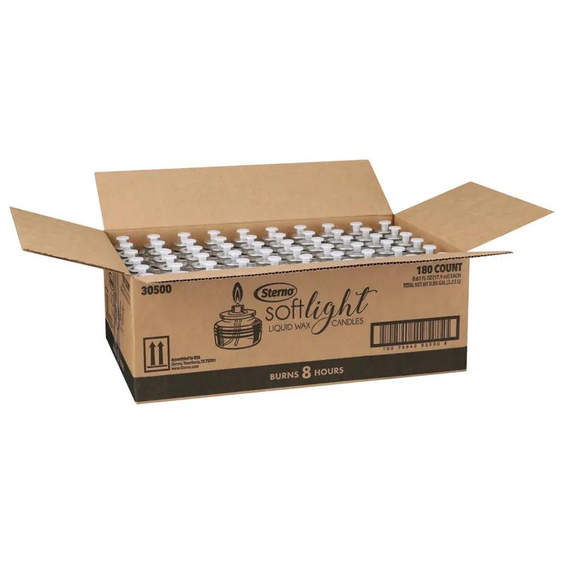 Liquid Candle 8-HR Wax Soft Light 180/Case