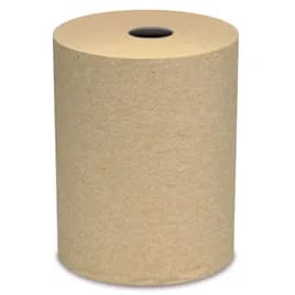 von Drehle Roll Paper Towel 600 FT 1PLY Natural Hardwound 12/Case