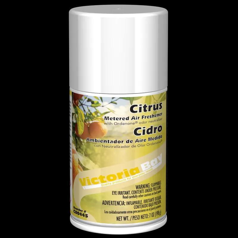 Victoria Bay Air Freshener & Deodorizer Citrus Blast Aerosol 7 OZ Metered 12 Count/Case