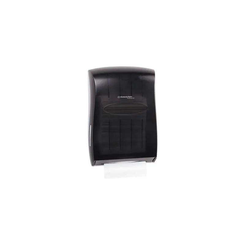 Kimberly-Clark Professional Paper Towel Dispenser 13.31X18.85X5.85 IN Wall Mount Black Multifold Universal 1/Each
