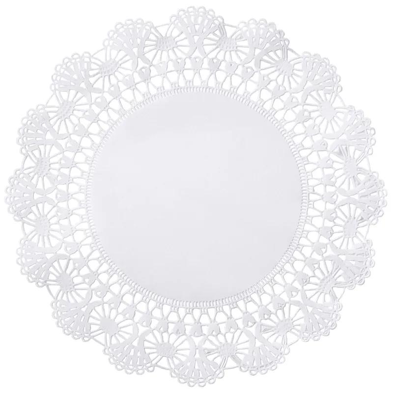 Cambridge Doily 10 IN Paper White Lace Round 1000/Box