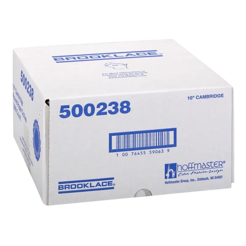 Cambridge Doily 10 IN Paper White Lace Round 1000/Box