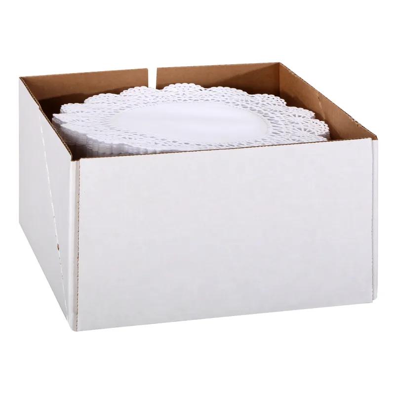 Cambridge Doily 10 IN Paper White Lace Round 1000/Box