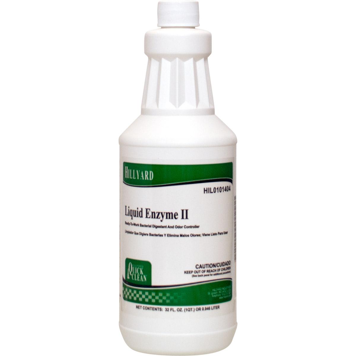 Quick and Clean® Liquid Enzyme II Bacteria & Deodorizer Floral Mint White RTU Liquid 3.4X3.4X10.3 IN 32 FLOZ 12/Case