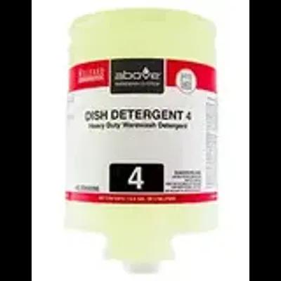 4 Dish Detergent 1 GAL Liquid Highly Concentrated 4/Case