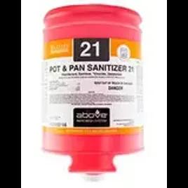 21 Unscented Pot & Pan Sanitizer 1 GAL Liquid No Rinse Quaternary 4/Case