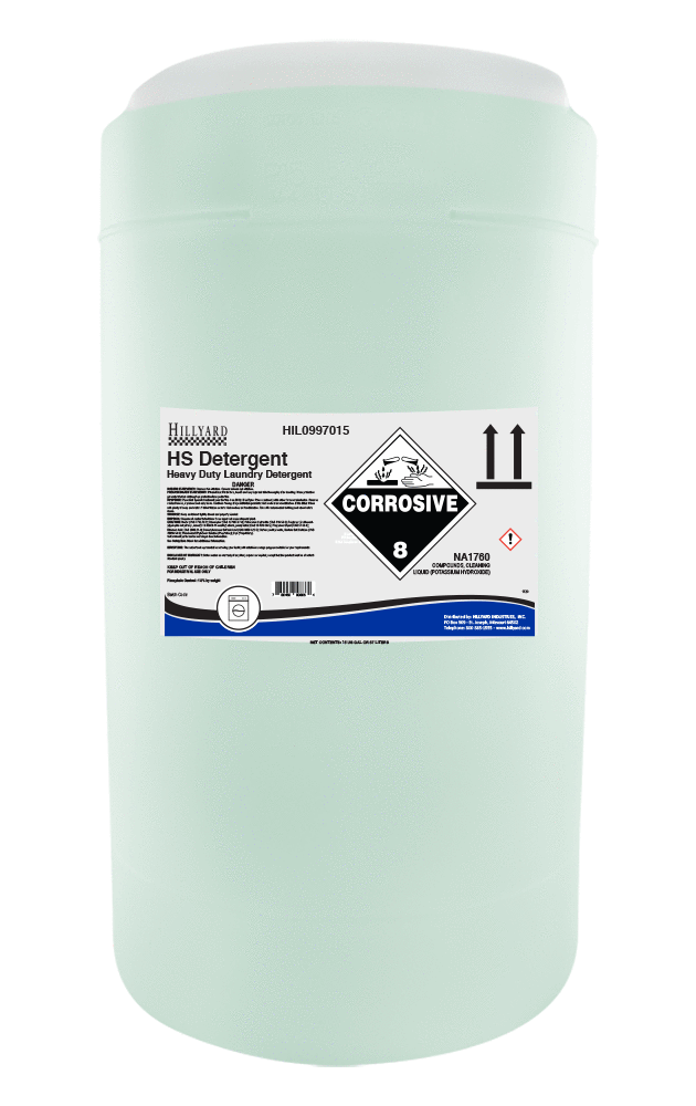 HS Fragrance Free Laundry Detergent 15 GAL Liquid With Builders 1/Each