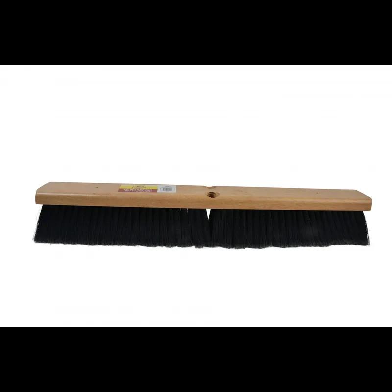 Broom Gray Plastic With 24IN Head Push 1/Each