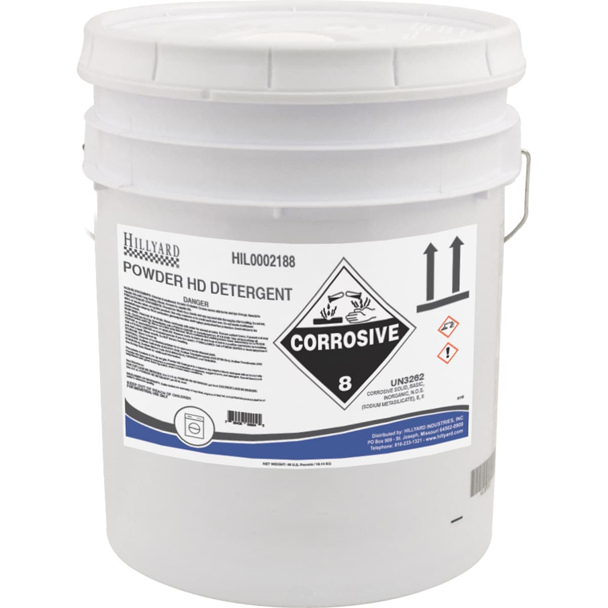 HD Lemon Laundry Detergent 11X11X15 IN 40 LB Powder 1/Pail