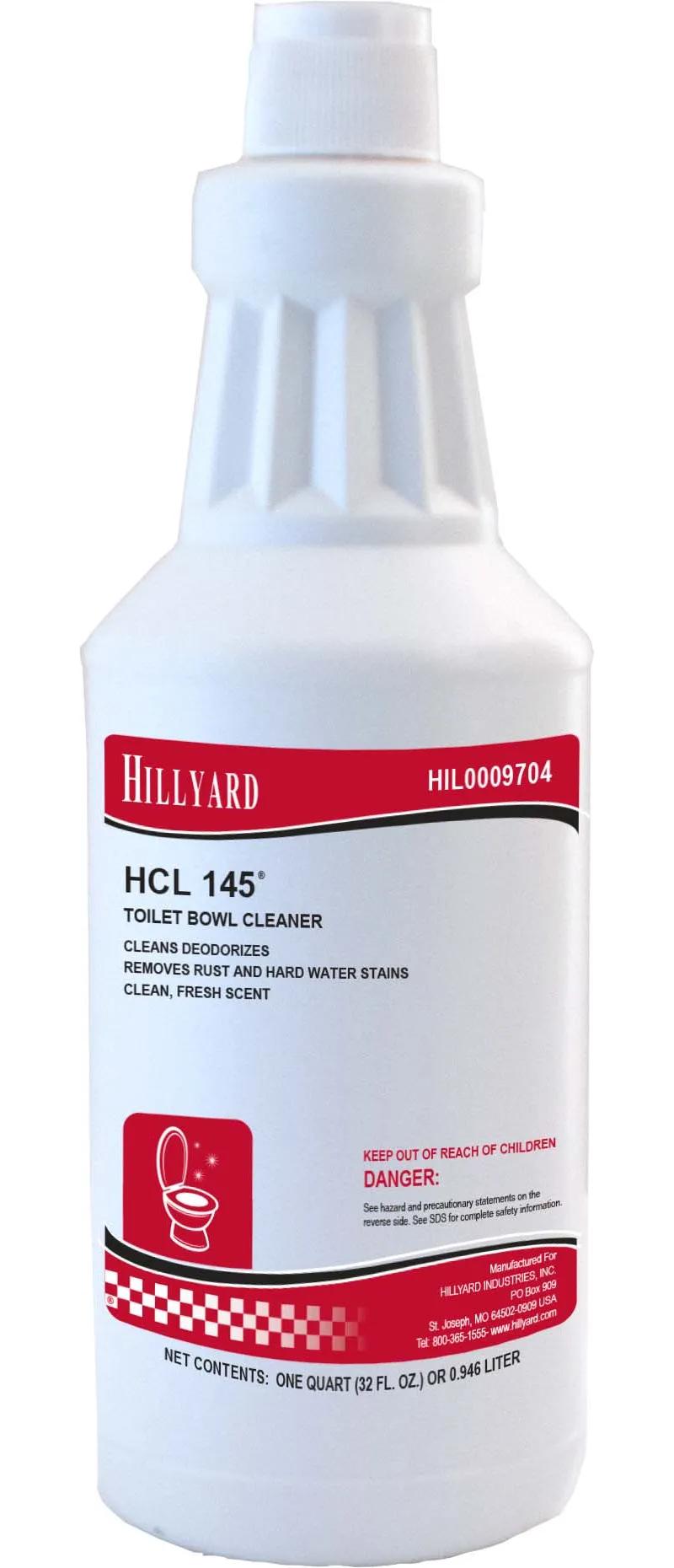 HCL-145 Mint Toilet Bowl Cleaner 3.4X3.4X10.3 IN 32 FLOZ RTU Liquid 12/Case