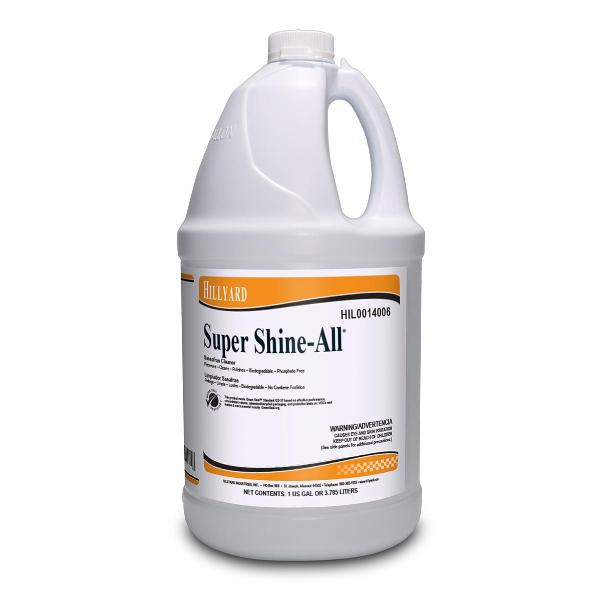 Super Shine-All Sassafras Floor Cleaner 1 GAL Neutral Liquid Concentrate 4/Case
