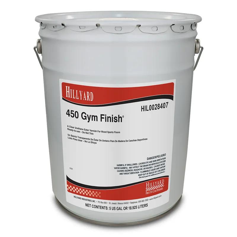 450 Gym Finish Floor Finish 5 GAL Liquid RTU Urethane 50% Solids 1/Pail