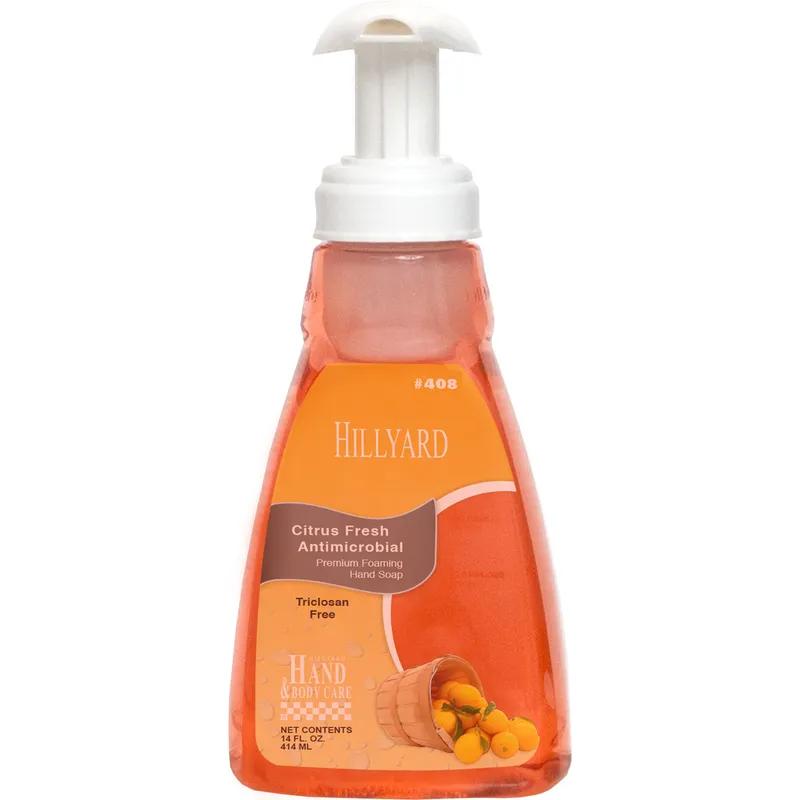 Hand Soap Foam 14 FLOZ Citrus Medicinal Orange Antimicrobial 6/Case