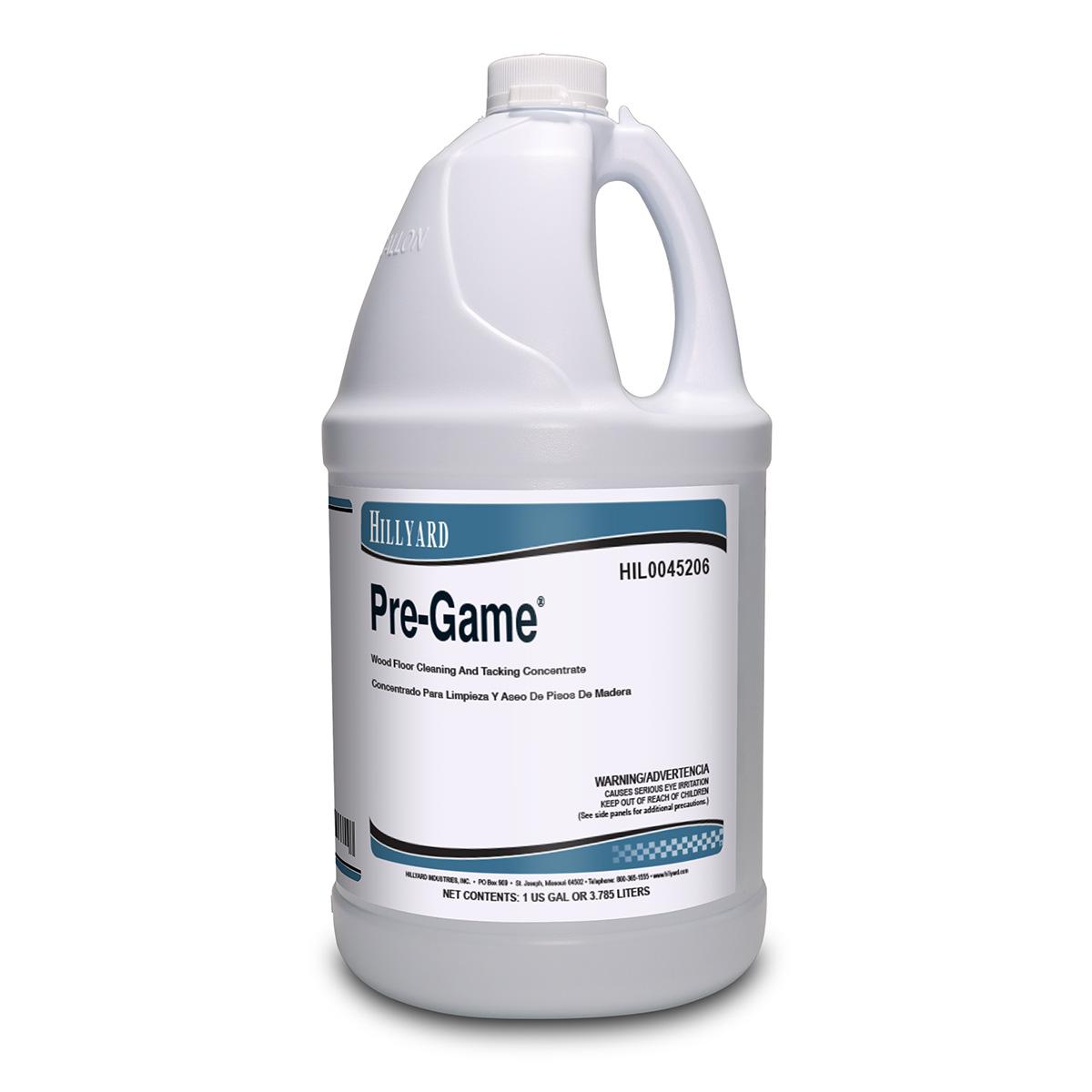 Pre-Game Floor Cleaner 1 GAL Hardwood Liquid Special Water Based Formulation 4/Case