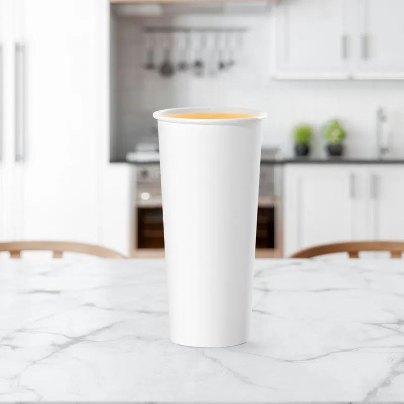 Solo® Hot Cup 24 OZ SSP White Leak Resistant 25 Count/Bag 20 Bags/Case 500 Count/Case