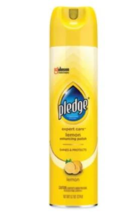 Pledge® Lemon Furniture Polish 9.7 OZ Aerosol 6/Case