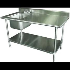 Work Table 30X72X35.50 IN Stainless Steel 1/Each