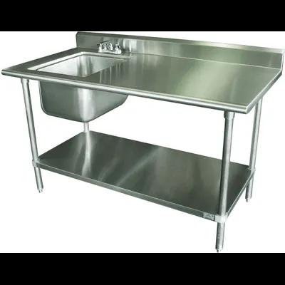 Work Table 30X72X35.50 IN Stainless Steel 1/Each