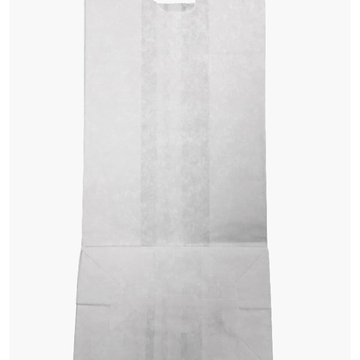 Bag 6.25X4X12.5 IN 8 LB Wax Coated Paper White 1000/Case