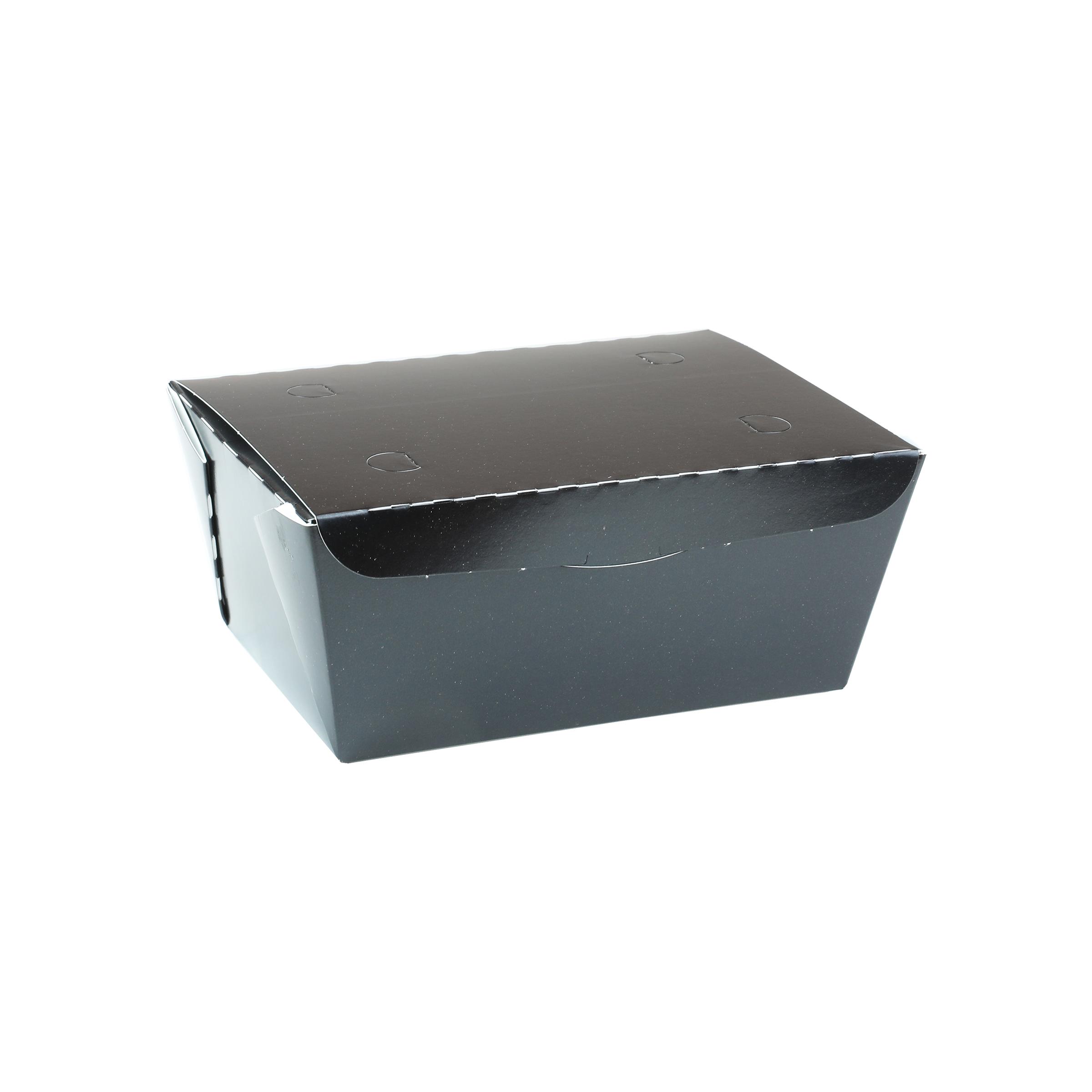 #3 Take-Out Box 6.5X4.5X3.25 IN Paperboard Black 160/Case