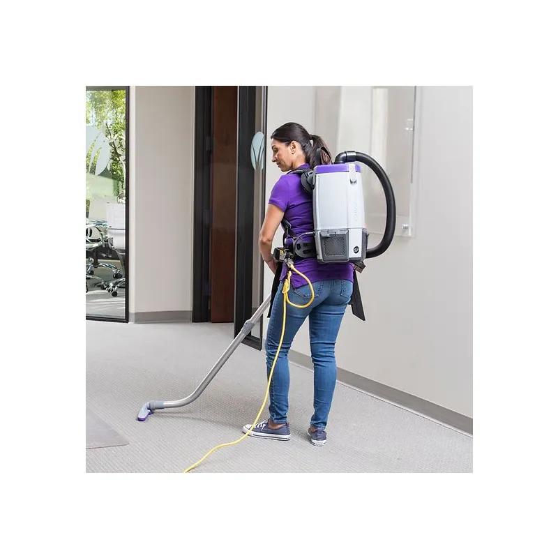 Super Coach Pro Backpack Vacuum 6 QT With 50FT Cord With Xover Multi-Surface Telescoping Wand Tool Kit 1/Each