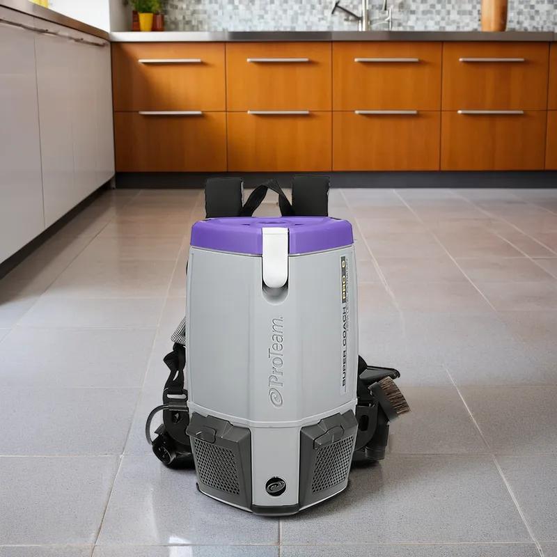 Super Coach Pro Backpack Vacuum 6 QT With 50FT Cord With Xover Multi-Surface Telescoping Wand Tool Kit 1/Each
