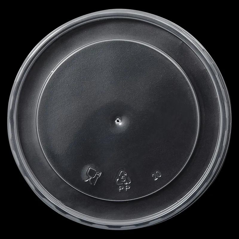 Victoria Bay Lid PP Translucent For 16-32 OZ Squat Container High Heat Vented 500/Case