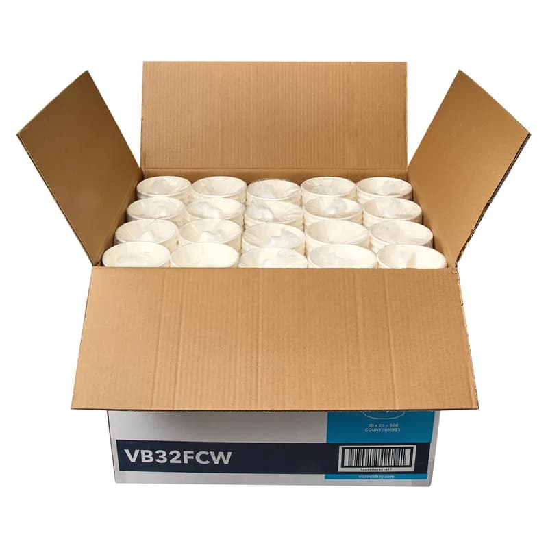 Victoria Bay Food Container Base 32 OZ Paperboard White Round Tall 500/Case