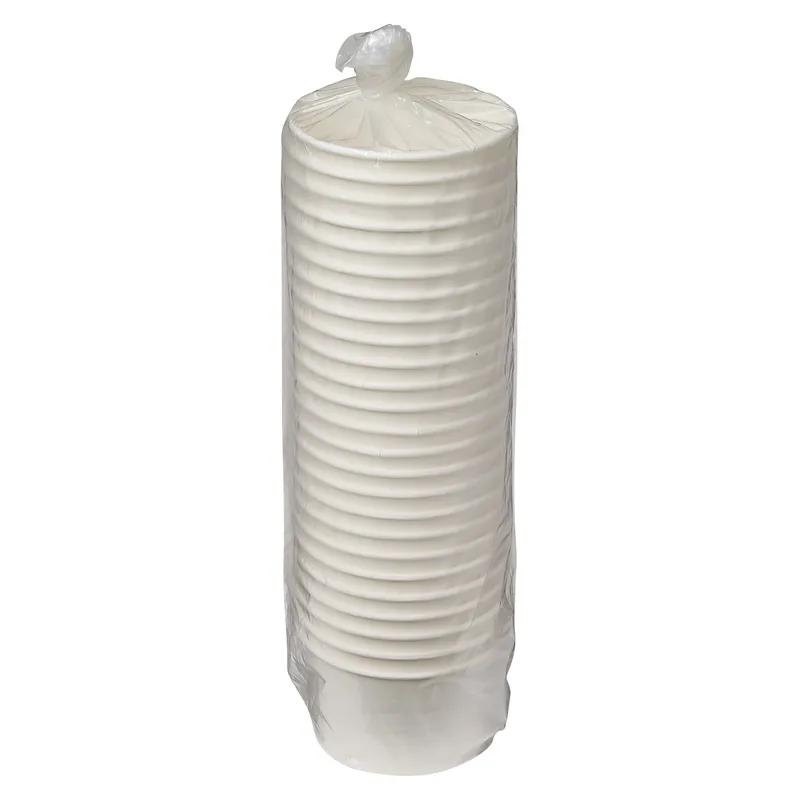 Victoria Bay Food Container Base 16 OZ Paperboard White Round Squat 500/Case