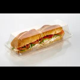 Hoagie & Sub Take-Out Container 11.89X4.92X2.80 IN PET Clear Tamper-Evident 220/Case