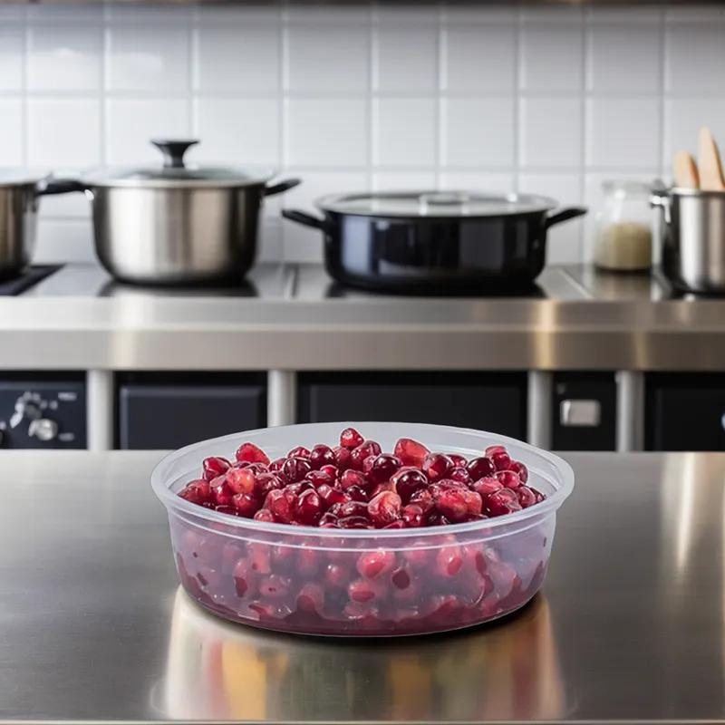 Victoria Bay Deli Container Base 6 OZ PP Clear Round Microwave Safe 500/Case