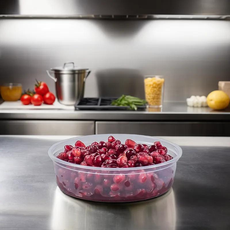 Victoria Bay Deli Container Base 6 OZ PP Clear Round Microwave Safe 500/Case