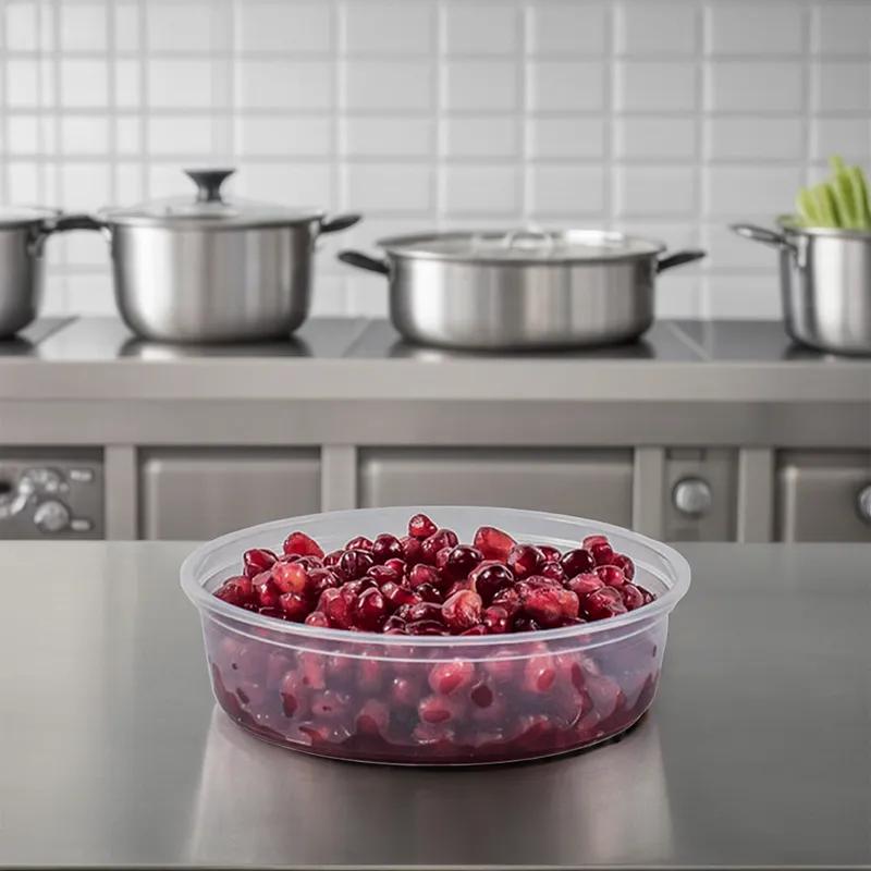 Victoria Bay Deli Container Base 6 OZ PP Clear Round Microwave Safe 500/Case