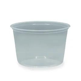 Victoria Bay Deli Container Base 16 OZ PP Clear Round Microwave Safe 50 Count/Pack 10 Packs/Case 500 Count/Case