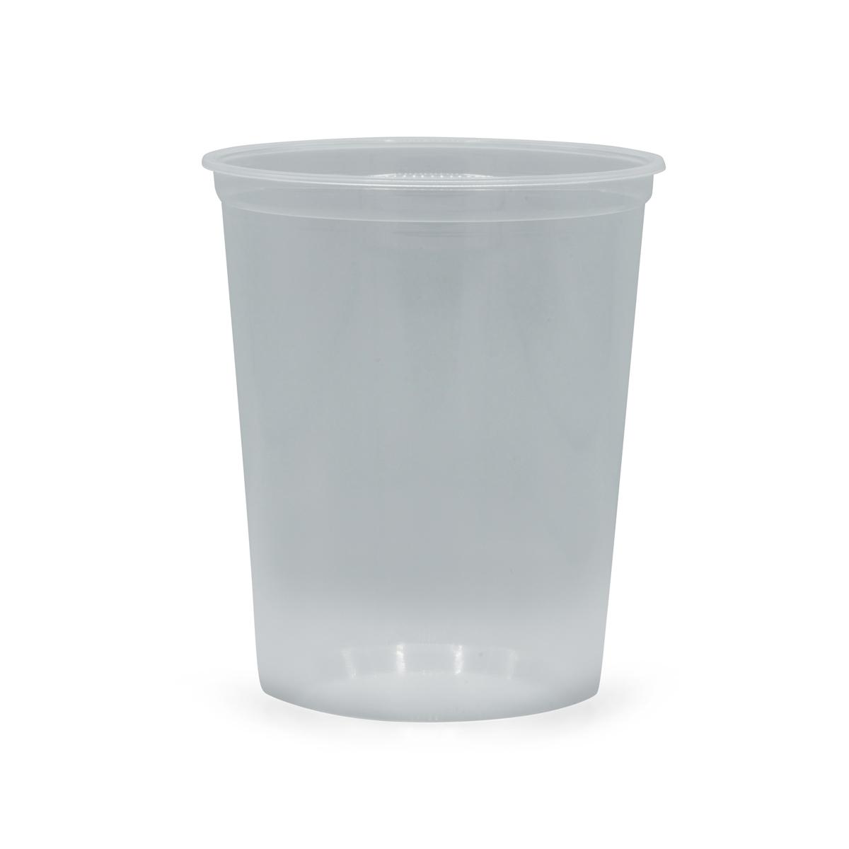 Victoria Bay Deli Container Base 32 OZ PP Clear Round Microwave Safe 25 Count/Pack 20 Packs/Case 500 Count/Case