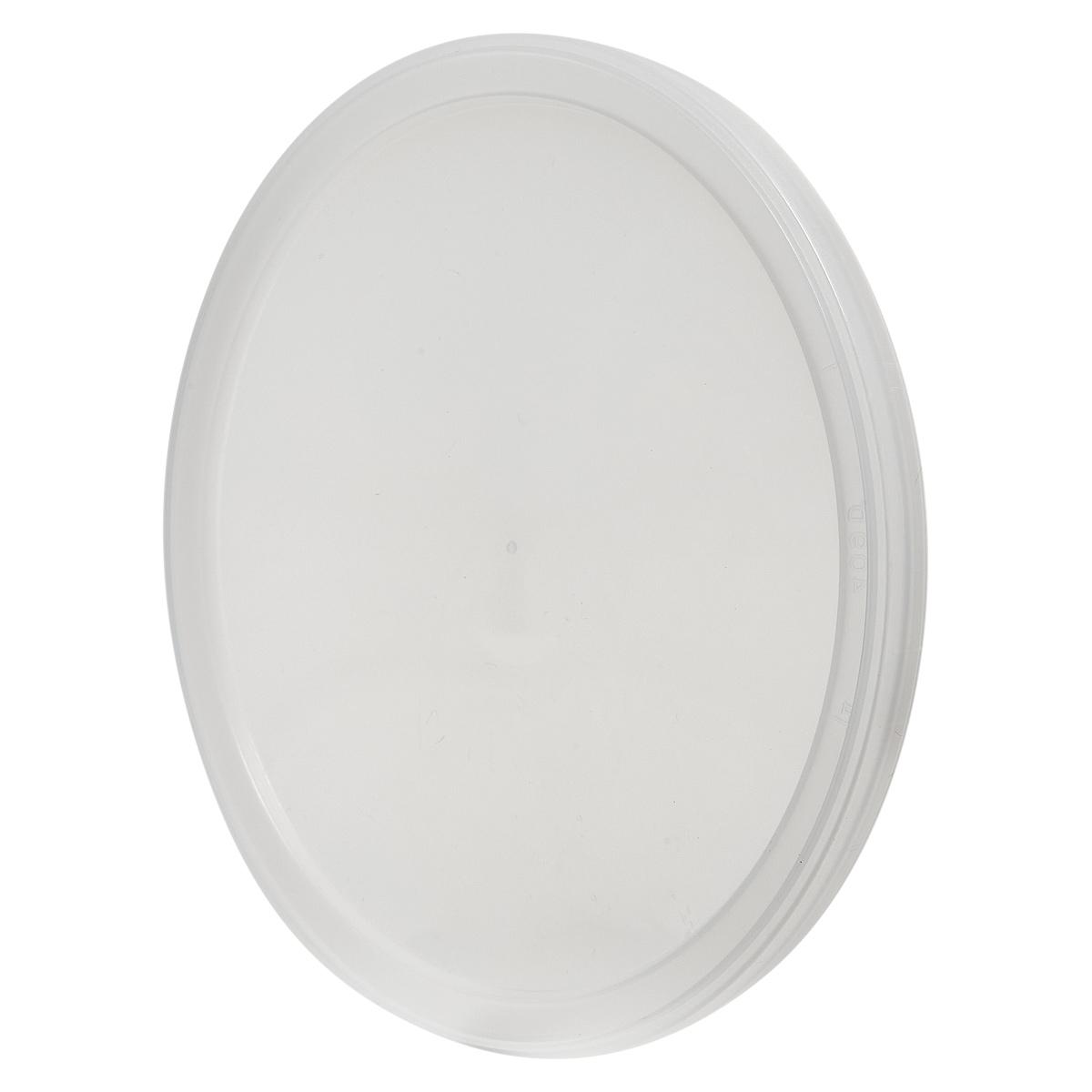 Victoria Bay Lid Flat 4.7X0.3 IN LDPE Clear Round For 6-8-12-16-24-32 OZ Deli Container Flush Fill 500/Case