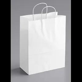 Bag 10X6.75X13.5 IN Paper White With Handle 250/Case