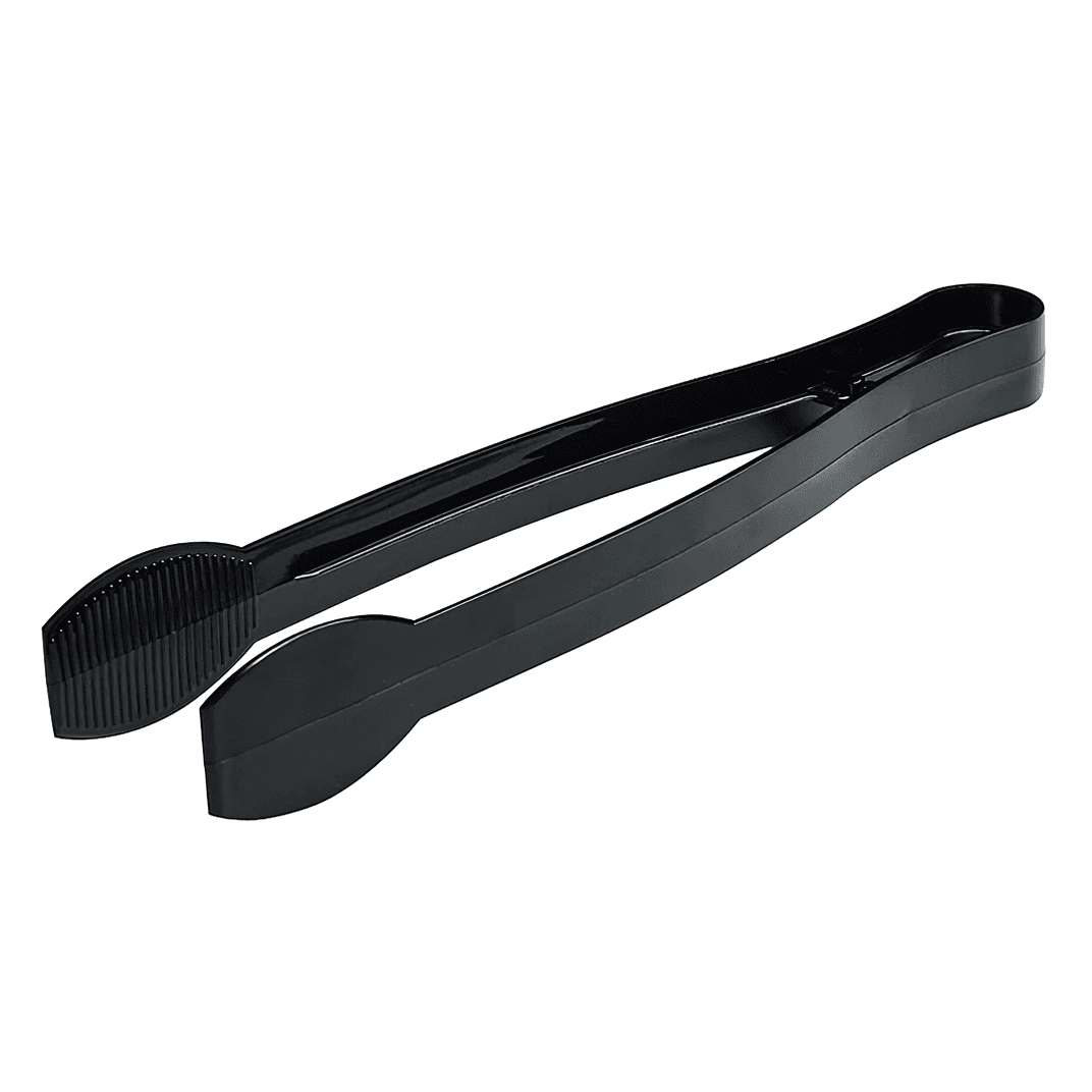 Victoria Bay Tongs 9 IN PS Black Heavyweight Cello Wrapped 48/Case