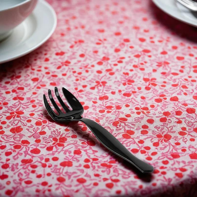 Victoria Bay Serving Fork 8.5 IN Plastic Black Individually Wrapped 144/Case