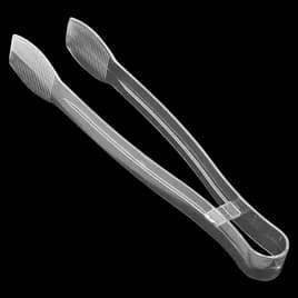 Victoria Bay Tongs 9 IN PS Clear Individually Wrapped 48/Case