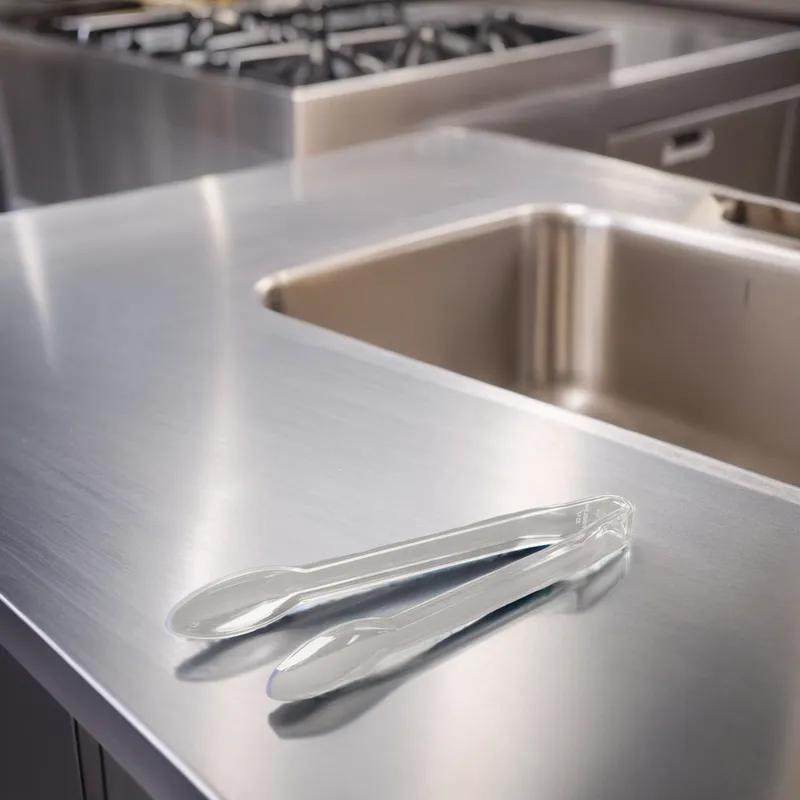 Victoria Bay Tongs 12 IN PS Clear Individually Wrapped 48/Case