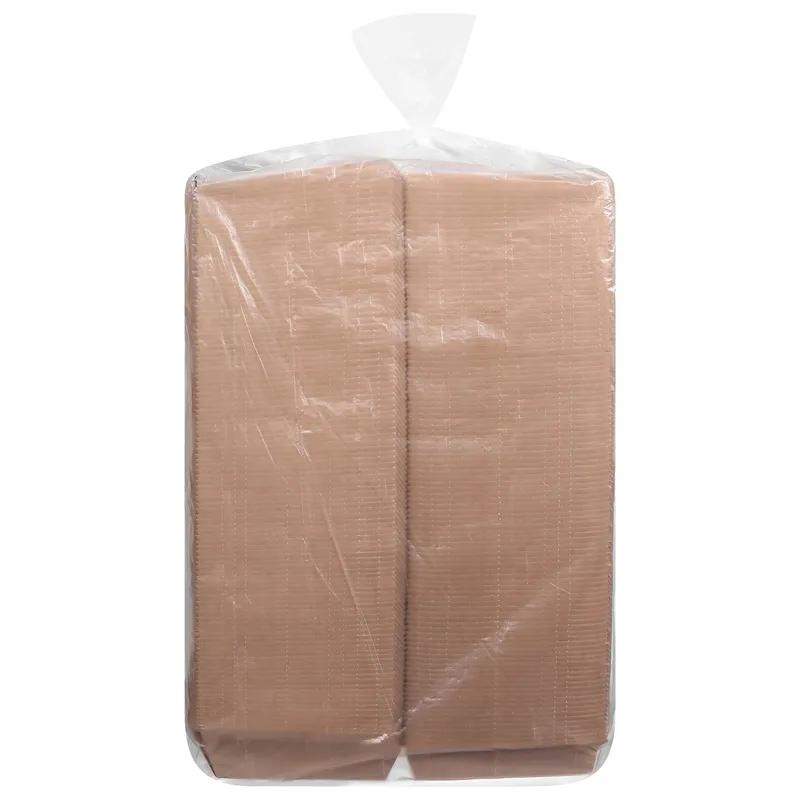 Take-Out Container Hinged With Dome Lid 5.5 IN Kraft Square 200/Case