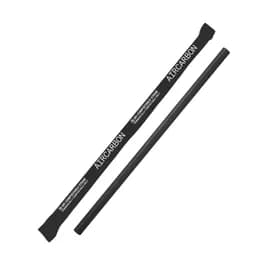 Jumbo Straw 7.75 IN Black Wrapped Made With Aircarbon 2400/Case