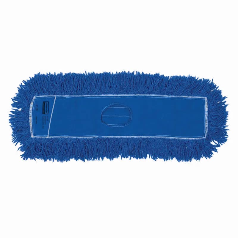 Dust Mop 24X5 IN Blue Synthetic Fiber PET Loop End 1/Each