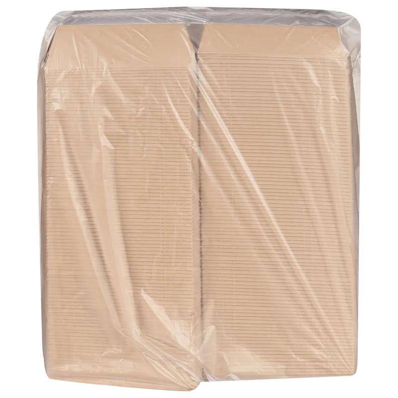 Take-Out Box Hinged With Dome Lid 9X6.50X3 IN Corrugated Cardboard Kraft Rectangle Fluted Medium 190/Case