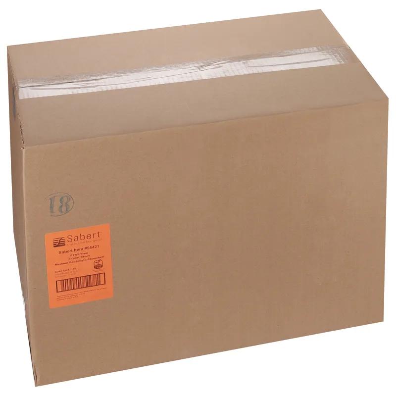 Take-Out Box Hinged With Dome Lid 9X6.50X3 IN Corrugated Cardboard Kraft Rectangle Fluted Medium 190/Case