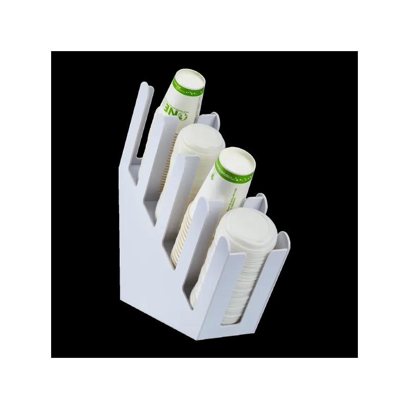 Karat Earth Lid Dome 90MM CPLA For 10-24 OZ Hot Cup Sip Through 1000/Case